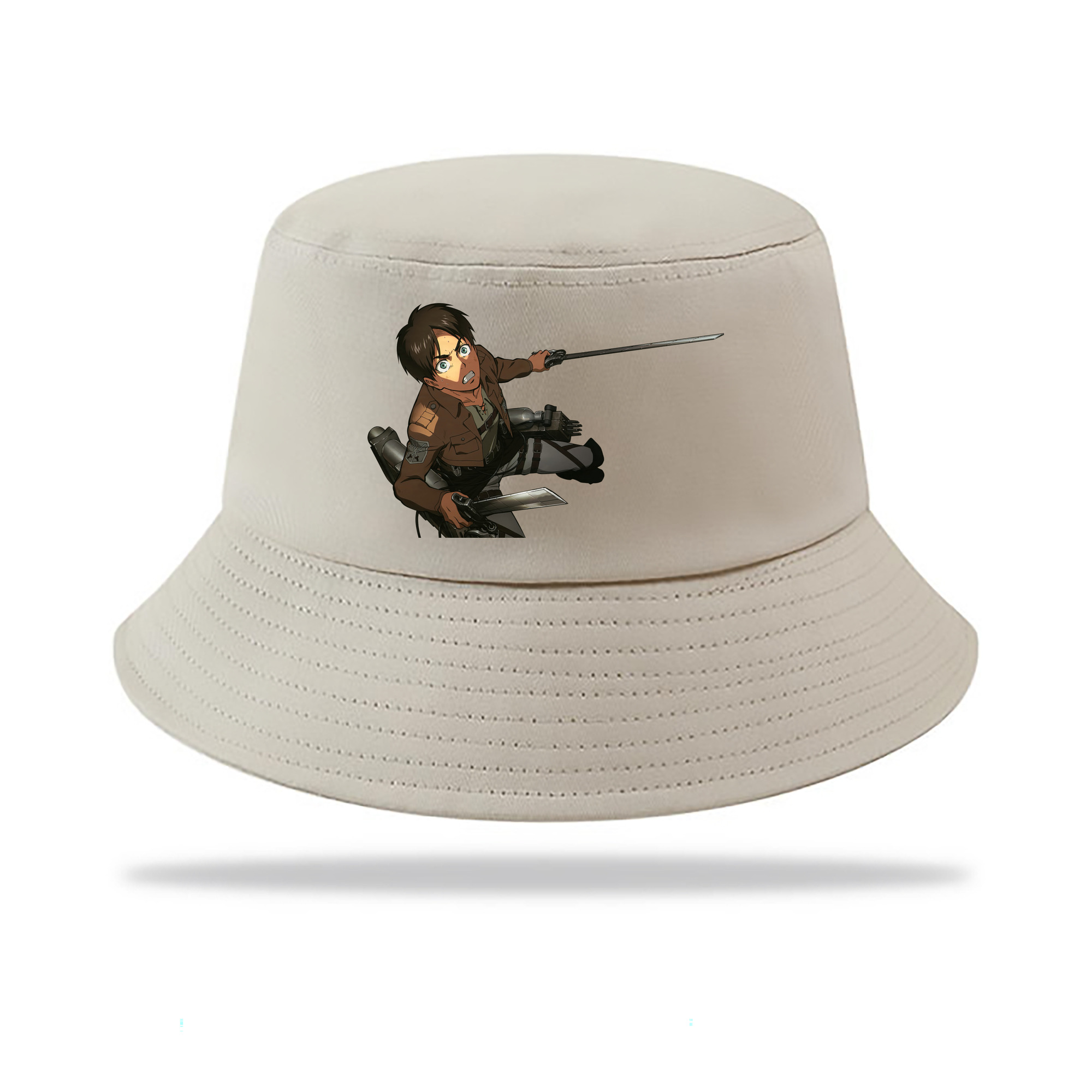 （画像用） 進撃の巨人 エレン･イェーガー Attack on Titan Eren Jäger アウトドア日除けバケットハット